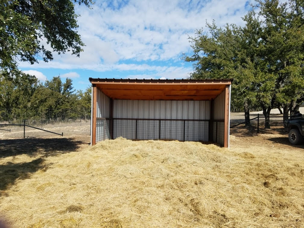 Horse and livestock pen on rocky Texas ranch built by Frank Valdez